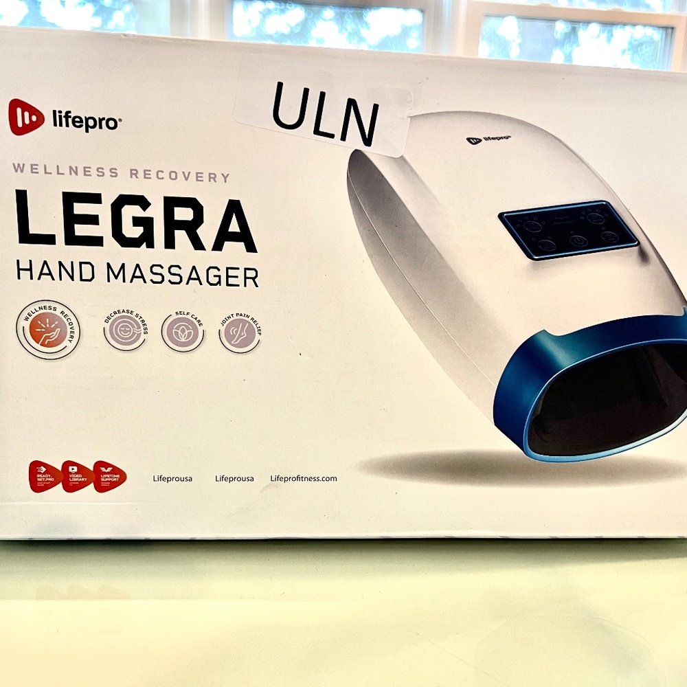 Lifepro Legra Hand Massager- White- (NIB)